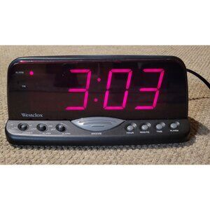 Westclox Digital Alarm Clock model 22717